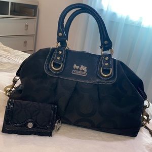 Coach bag + Vera Bradley wallet